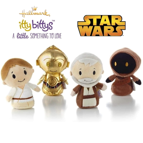 Star Wars collectible set (4) Hallmark Itty Bittys